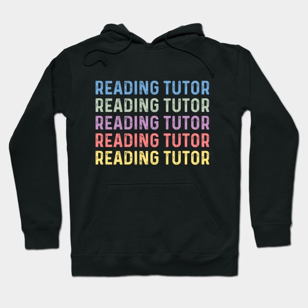 reading tutor women thank you appreciation reading tutor Hoodie by Printopedy